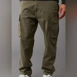 American Eagle Flex Lived-In Cargo Pant Olive Moss 29x30